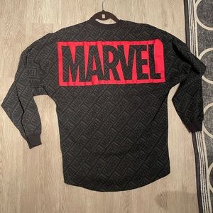 Disney Parks Marvel Logo Spirit Jersey Size Small